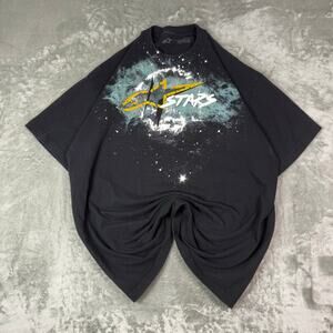 Alpine Stars Y2K galaxy streetwear skater graphic tshirt mens XXL